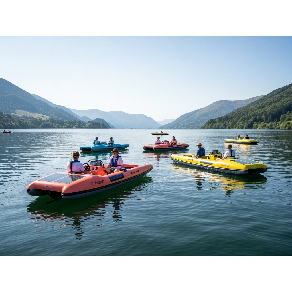 Electric inflatable boat rental